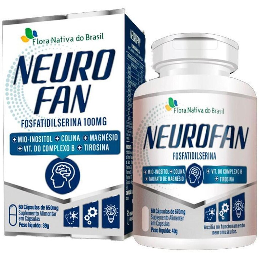 Neurofan (fosfatidilserina + vitaminas) 60 cps Flora Nativa