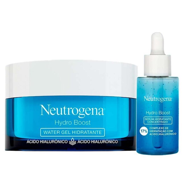 Neutrogena Hydro Boost Kit – Hidratante Facial Water Gel + Sérum Hidratante Kit