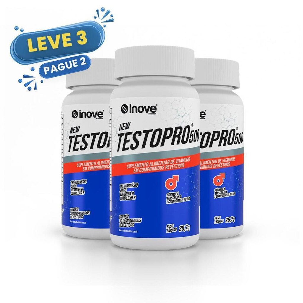New Testopro - Leve 3, Pelo Preço de 2