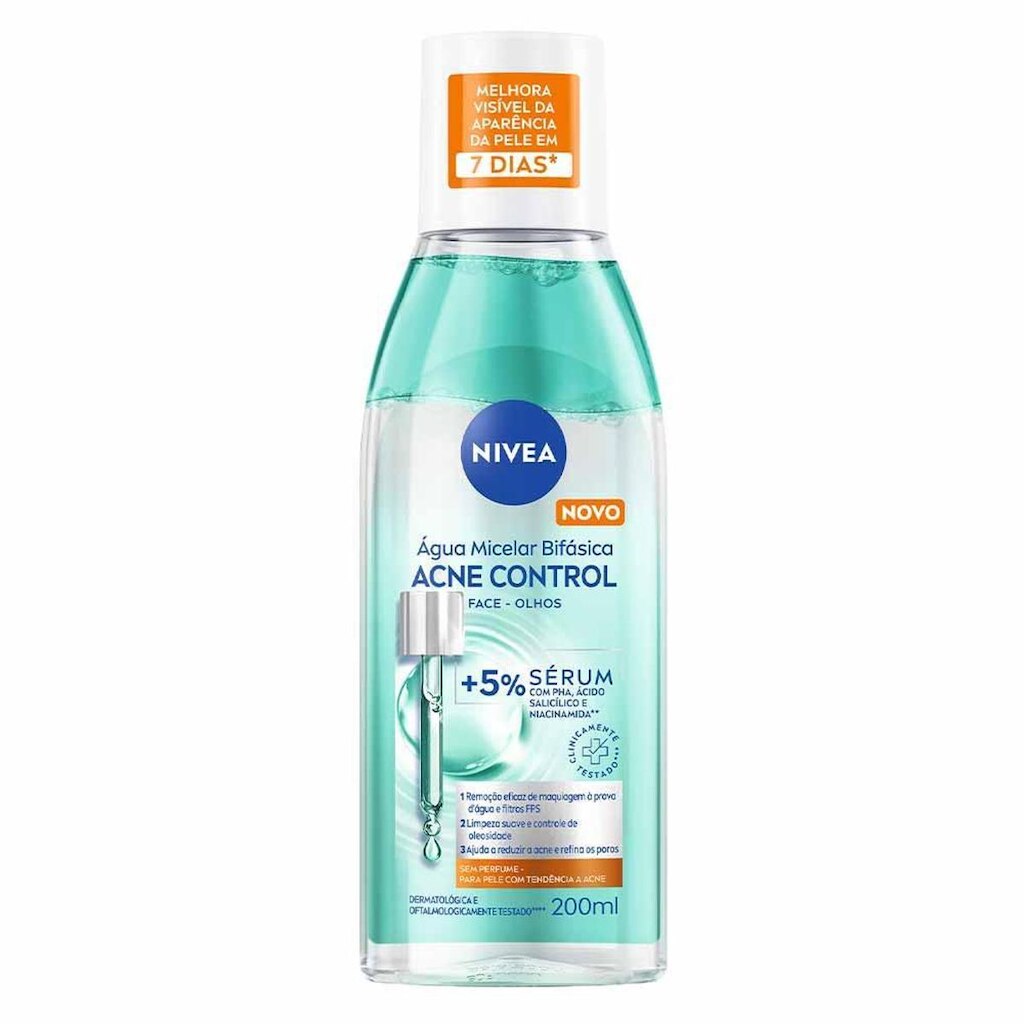 NIVEA Água Micelar Bifásica Acne Control 200ml