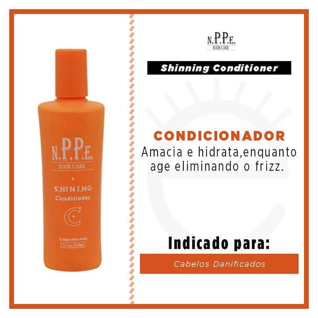 N.P.P.E. Shinning Conditioner - Condicionador Reconstrutor 210ml