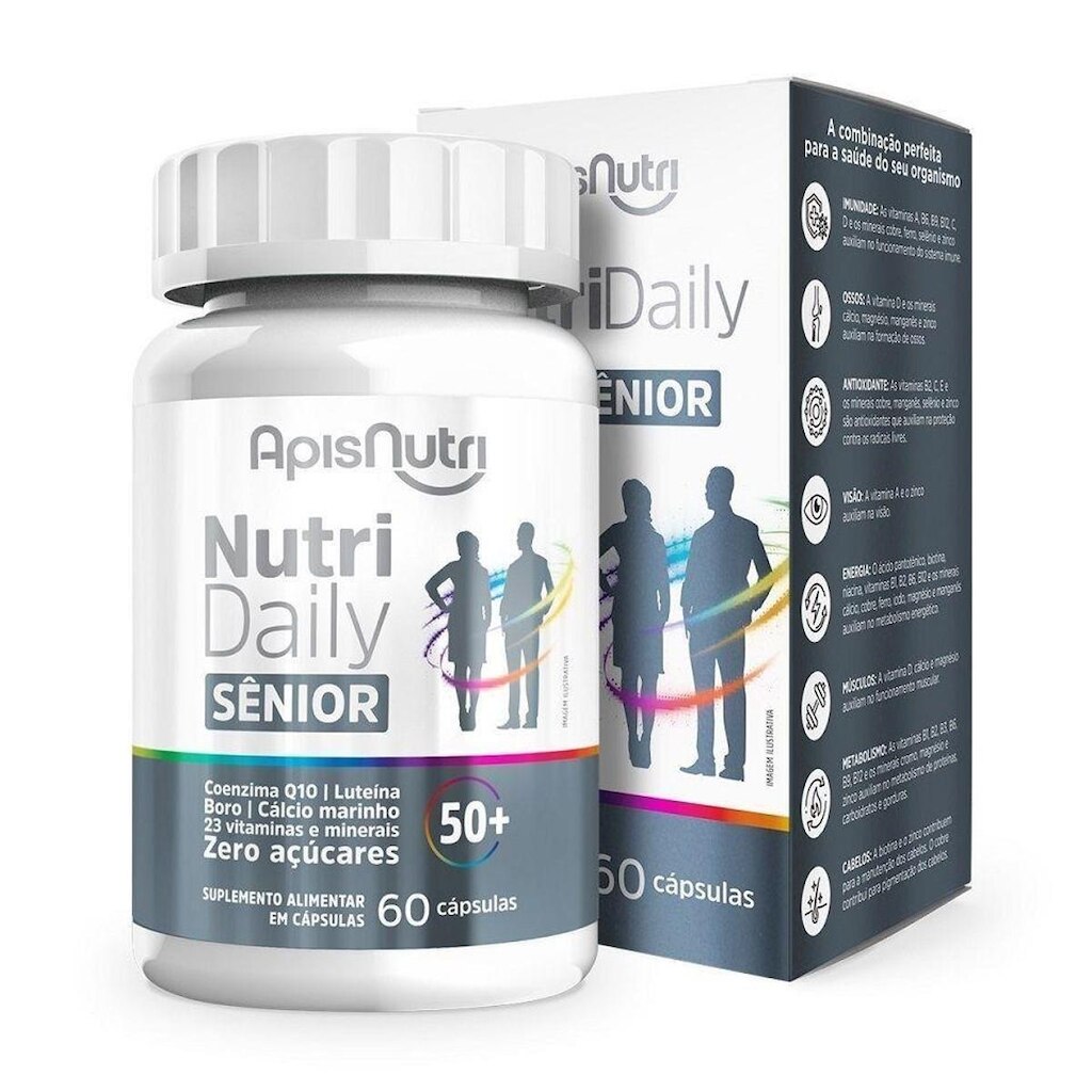 Nutri Daily Sênior (60 caps) - Apisnutri
