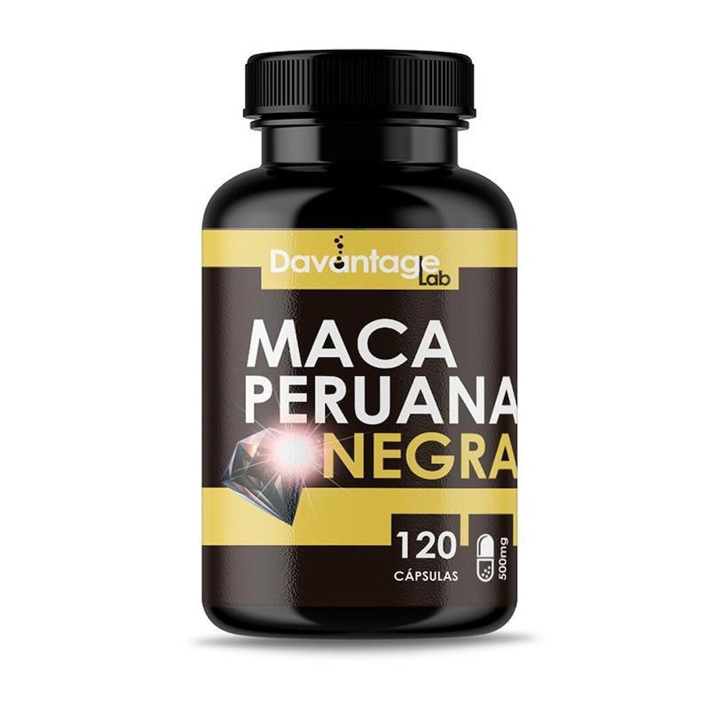 O1 Pote Raiz Peruana Negra 120 Cápsulas Suplemento Alimentar