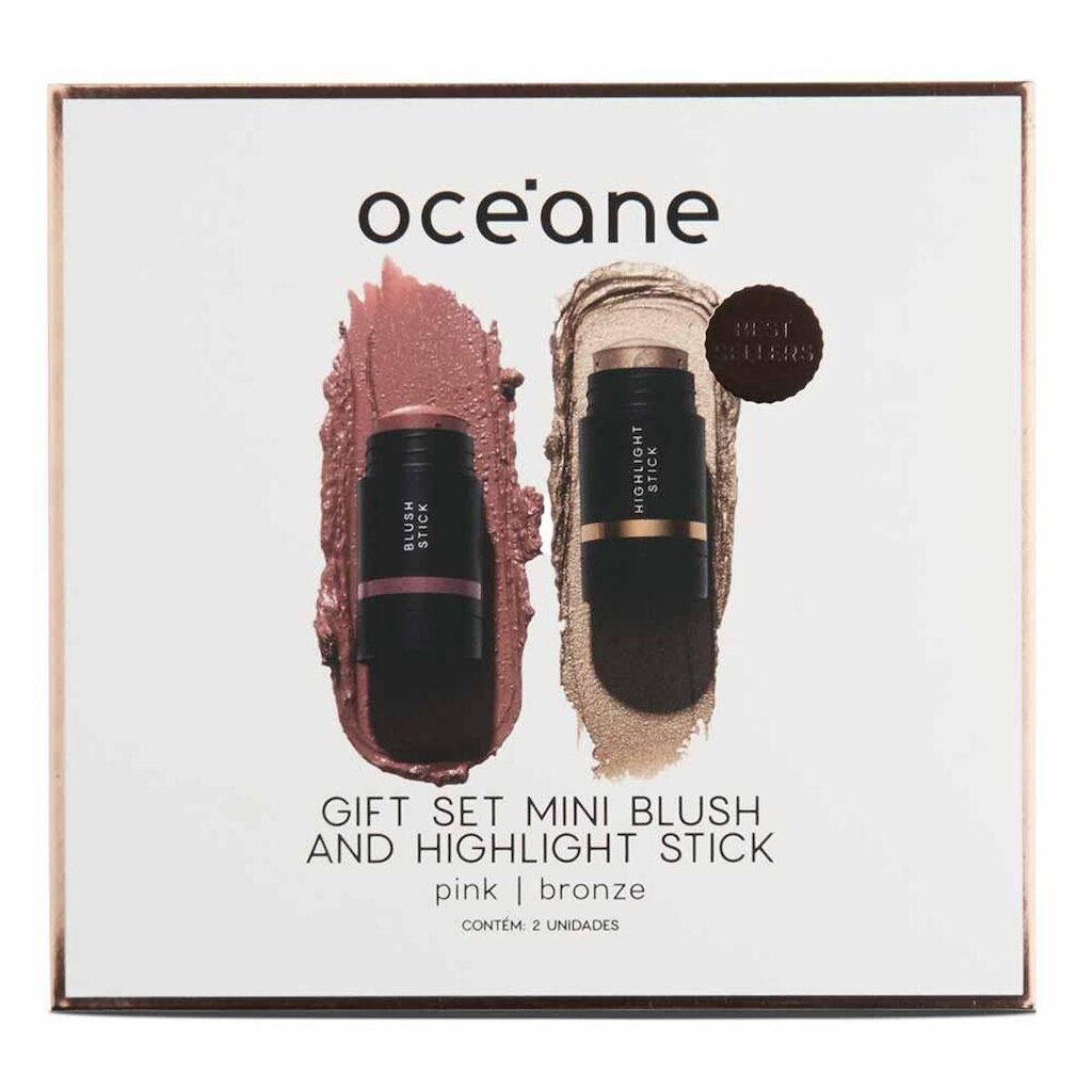 Océane Edition Kit - Mini Blush Pink + Mini Iluminador Bronze Kit