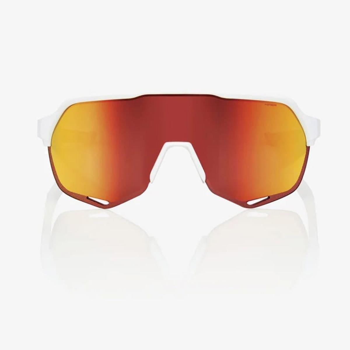Óculos Ciclismo 100% S2 Soft Tact Off White Hiper Red Multilayer