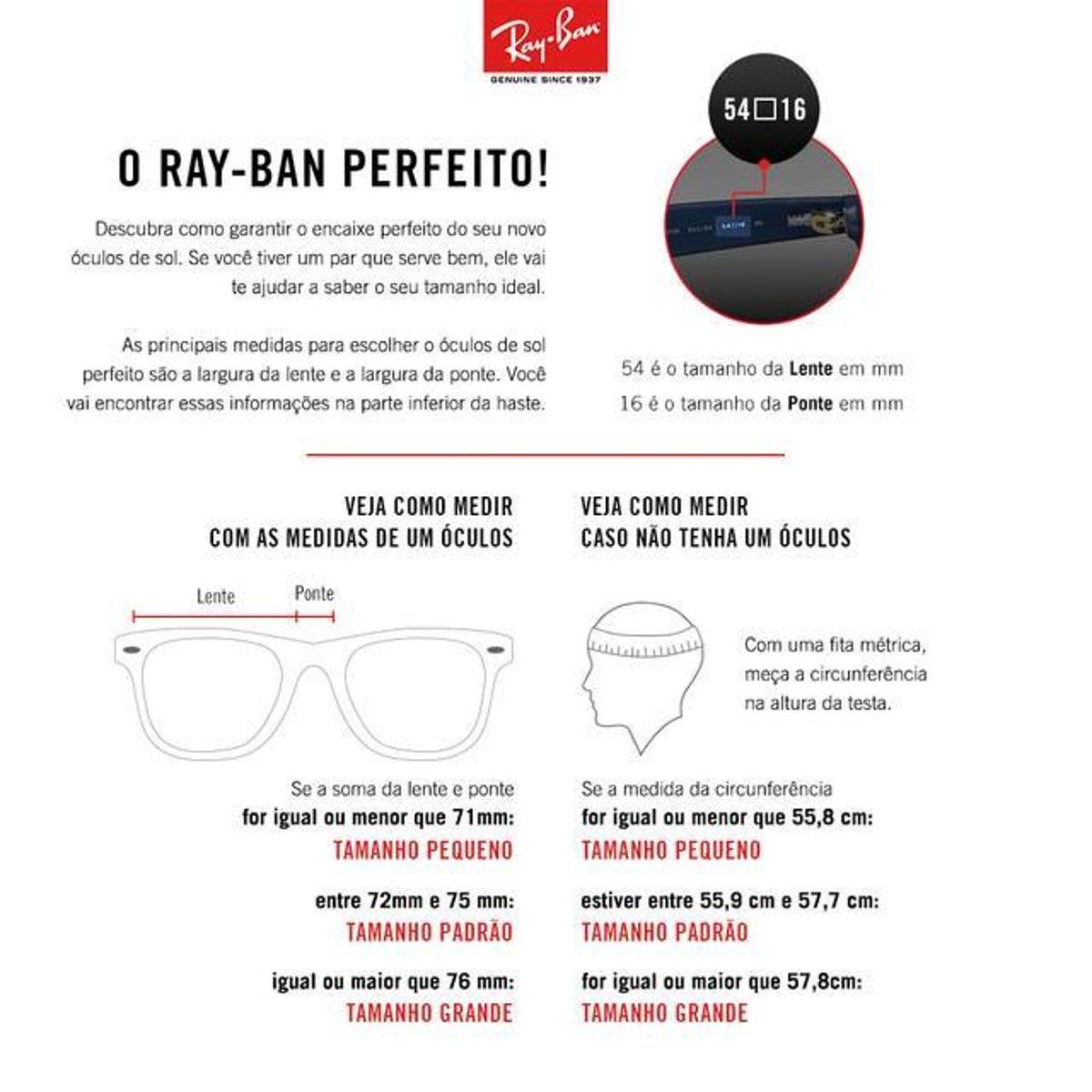 Ray ban justin tamanho grande Clearance