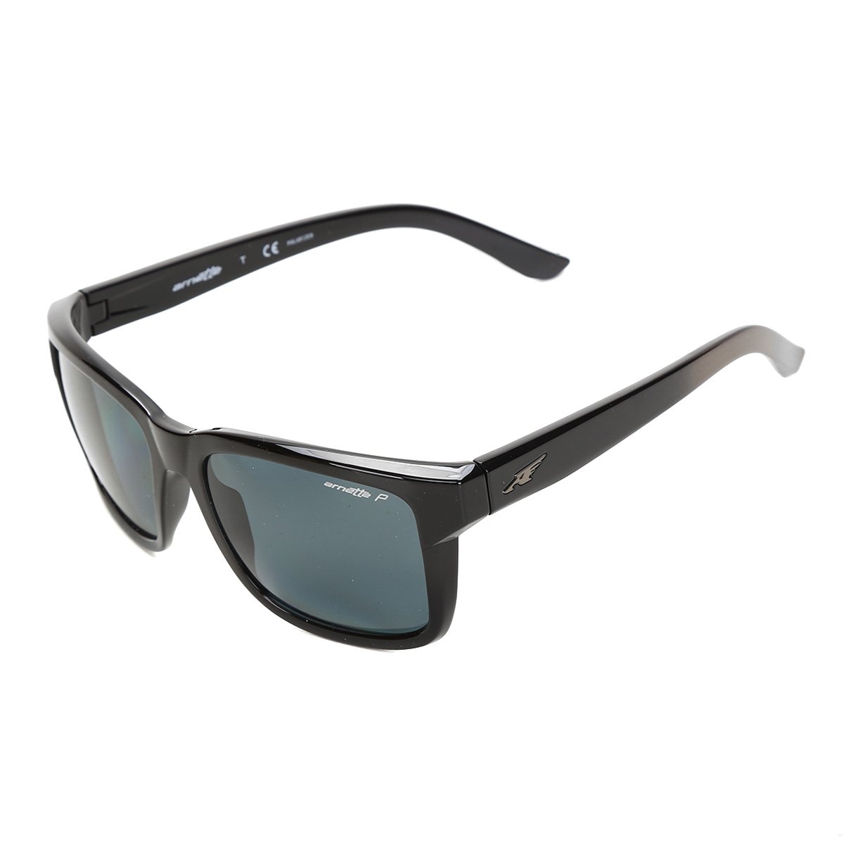 Óculos de Sol Arnette Swindle Polarizado-0AN4218 - Preto+Cinza Menor preço em Óculos de Sol Arnette Swindle Polarizado-0AN4218 - Preto+Cinza