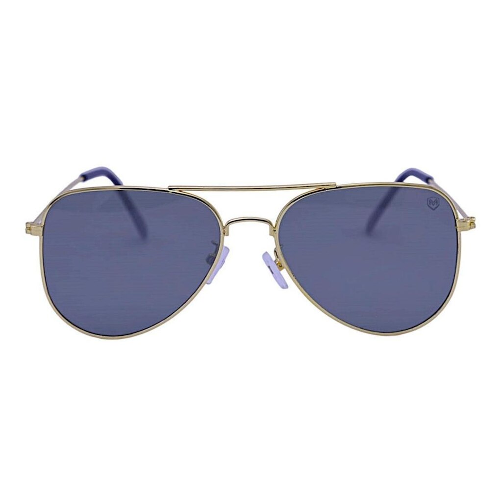 Óculos De Sol Aviador Classico Metal Mackage Lente Flat - Hawker