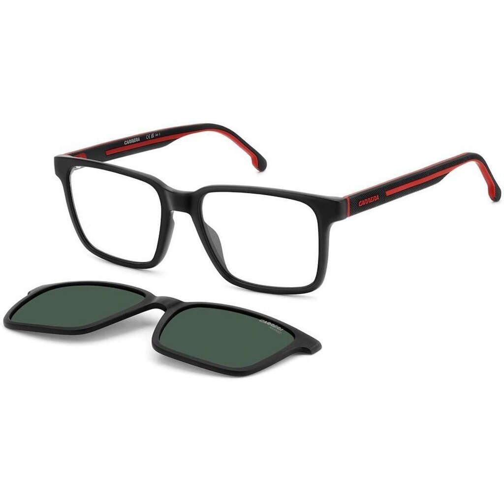 Óculos de Sol Carrera Clip On 8069 CS BLX 53UC Preto - Preto - Masculino - Único