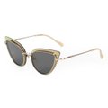 Óculos De Sol Colcci C0119 Dourado Brilho Marfim/L Marrom Feminino
