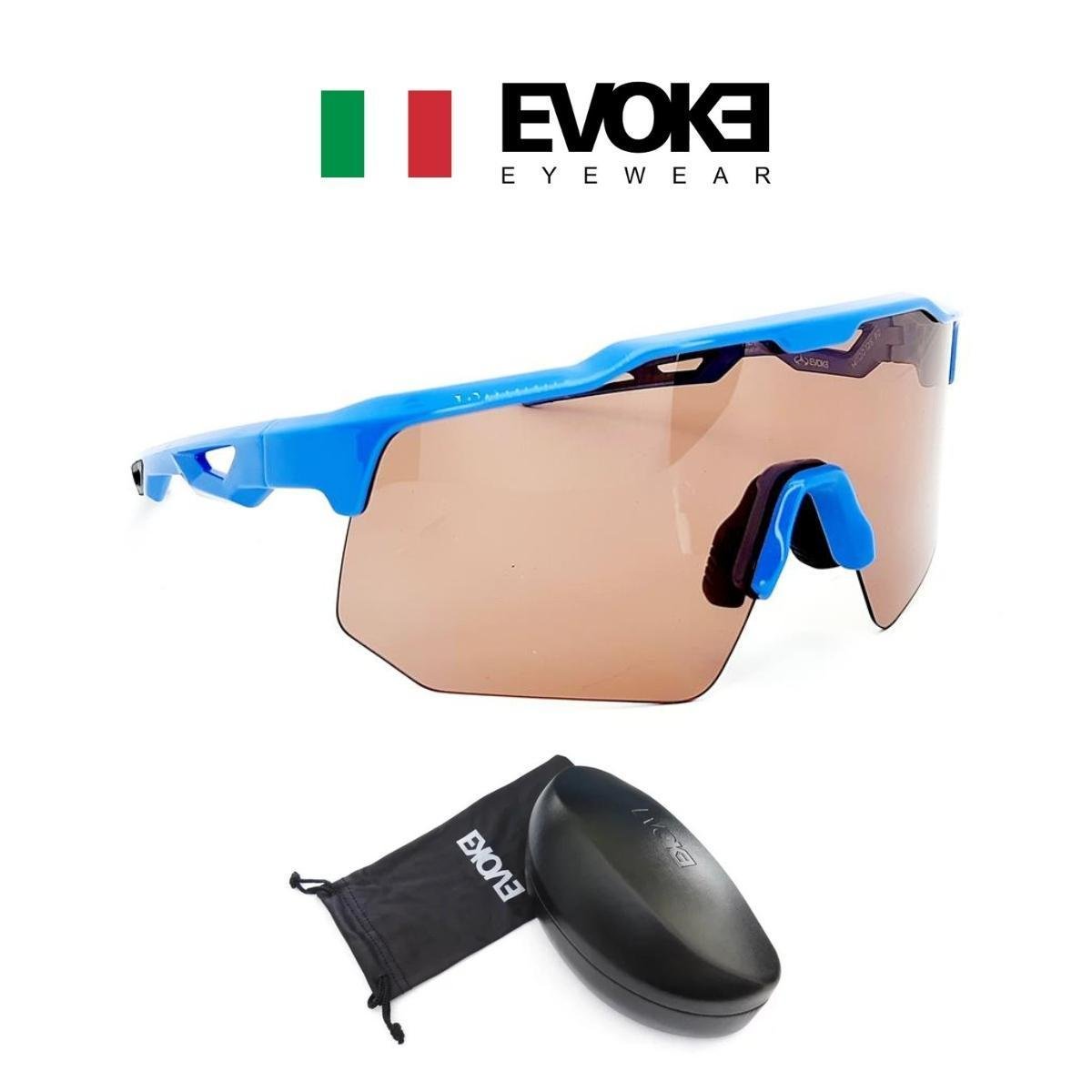 Óculos de Sol Evoke Alta Performance EVK 40 D01P Blue Shine - Preto Menor preço em Óculos de Sol Evoke Alta Performance EVK 40 D01P Blue Shine - Preto
