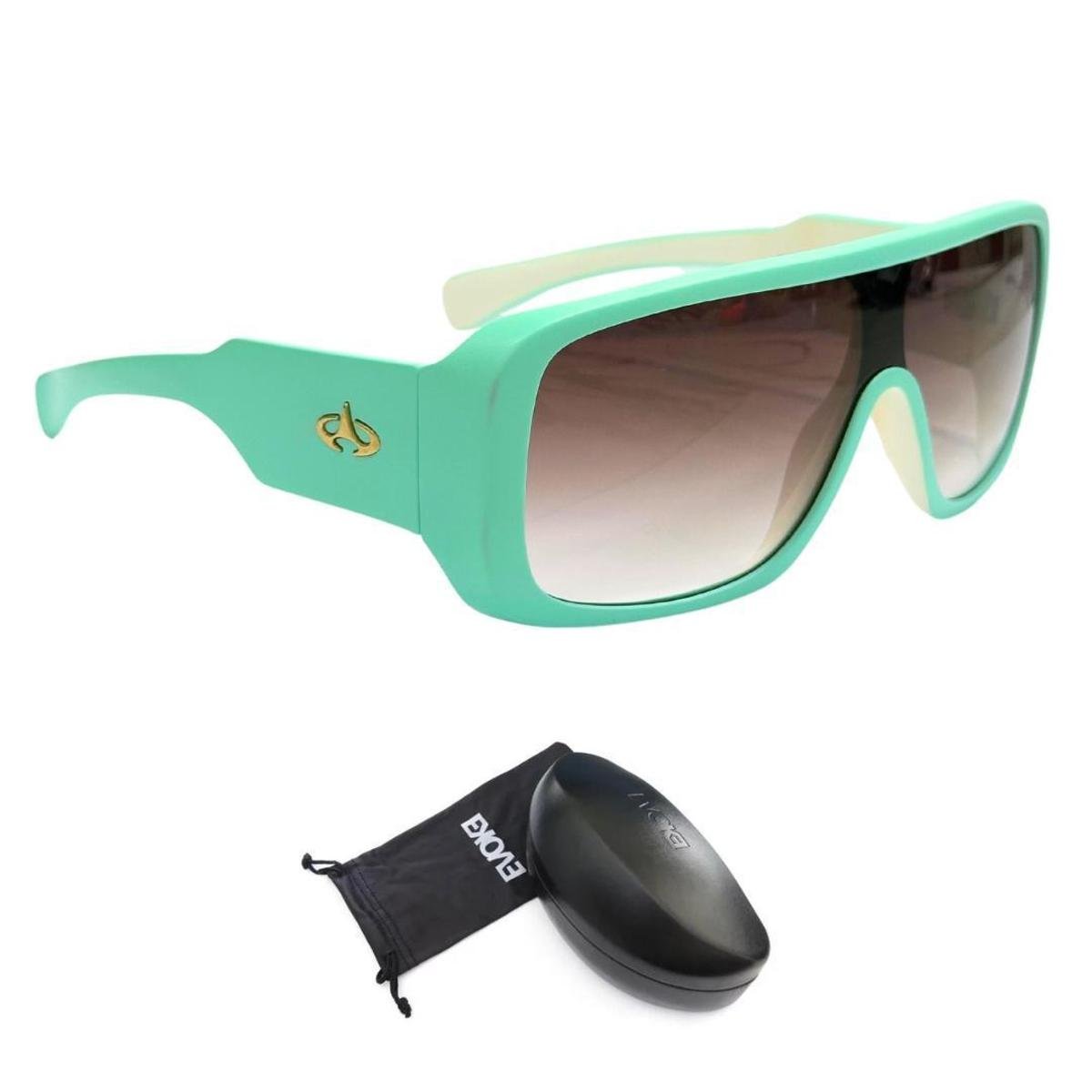 Óculos de Sol Evoke Amplifier ICE02 Ice Cream Green White - Preto Menor preço em Óculos de Sol Evoke Amplifier ICE02 Ice Cream Green White - Preto