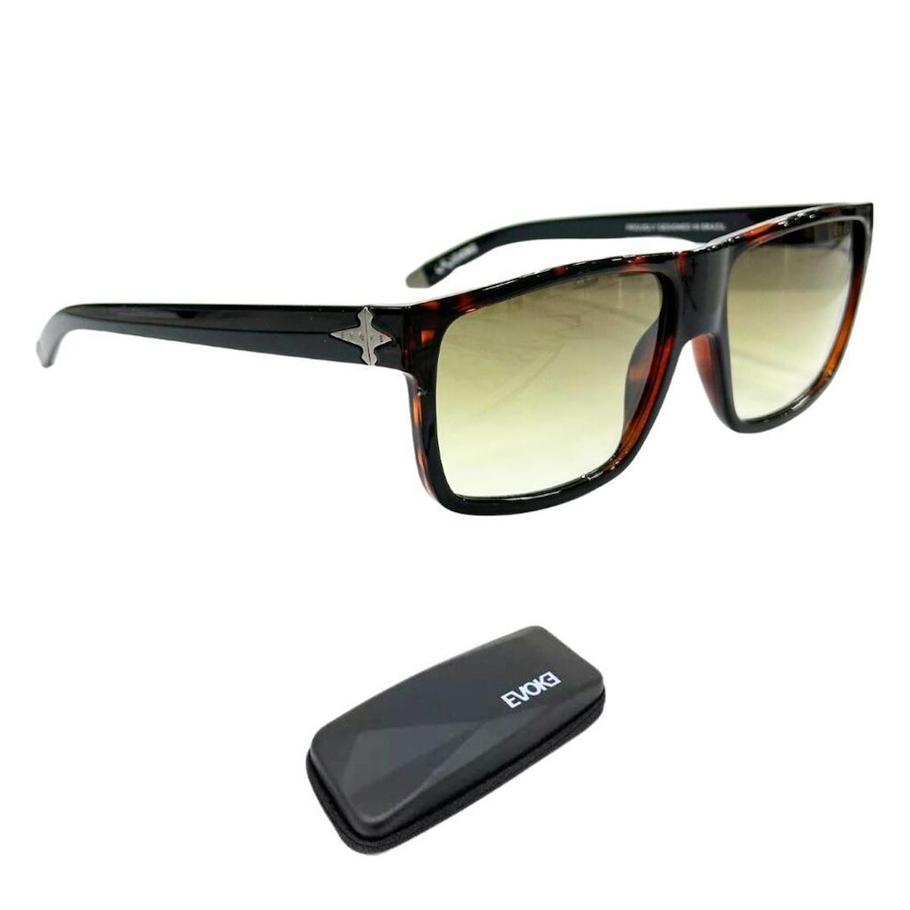 Óculos de Sol Evoke New Capo V BRG21 Turtle Black Shine