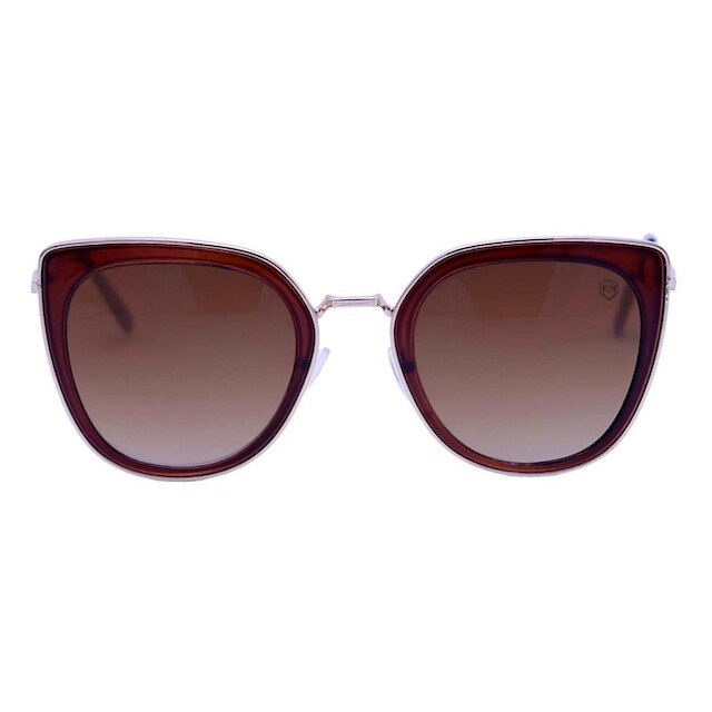 Óculos De Sol Feminino Alice Gateado Metal/Acetato Mackage - Alice