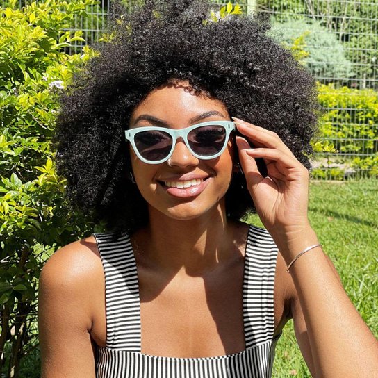 Oculos de Sol Feminino Gateado Redondo Mackage