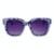 Óculos De Sol Feminino Quadrado Oversized Gateado Retro Acetato Mackage - Condessa - Cinza