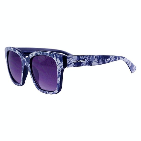 Óculos De Sol Feminino Quadrado Oversized Gateado Retro Acetato Mackage - Condessa