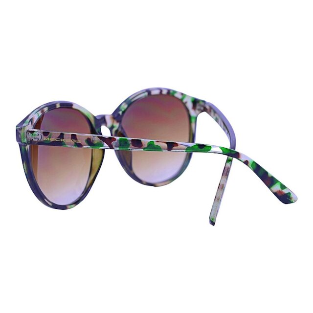 Óculos de Sol Feminino Redondo Acetato Mackage - Camuflado