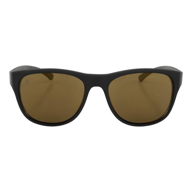 Óculos de Sol HUPI Macau Armação Preto Fosco Lente Dourado