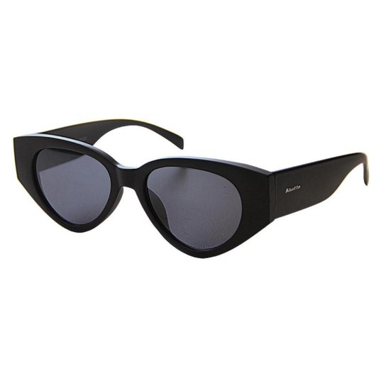 Óculos De Sol Khatto Cat Fashion Moda Italiano - C001 Feminino - Preto
