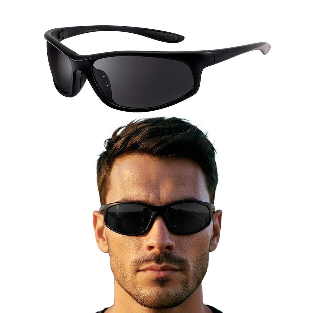 Óculos de Sol Masculino Feminino Polarizado Esportivo Ciclismo Bike Proteção 100% Uv 400nm