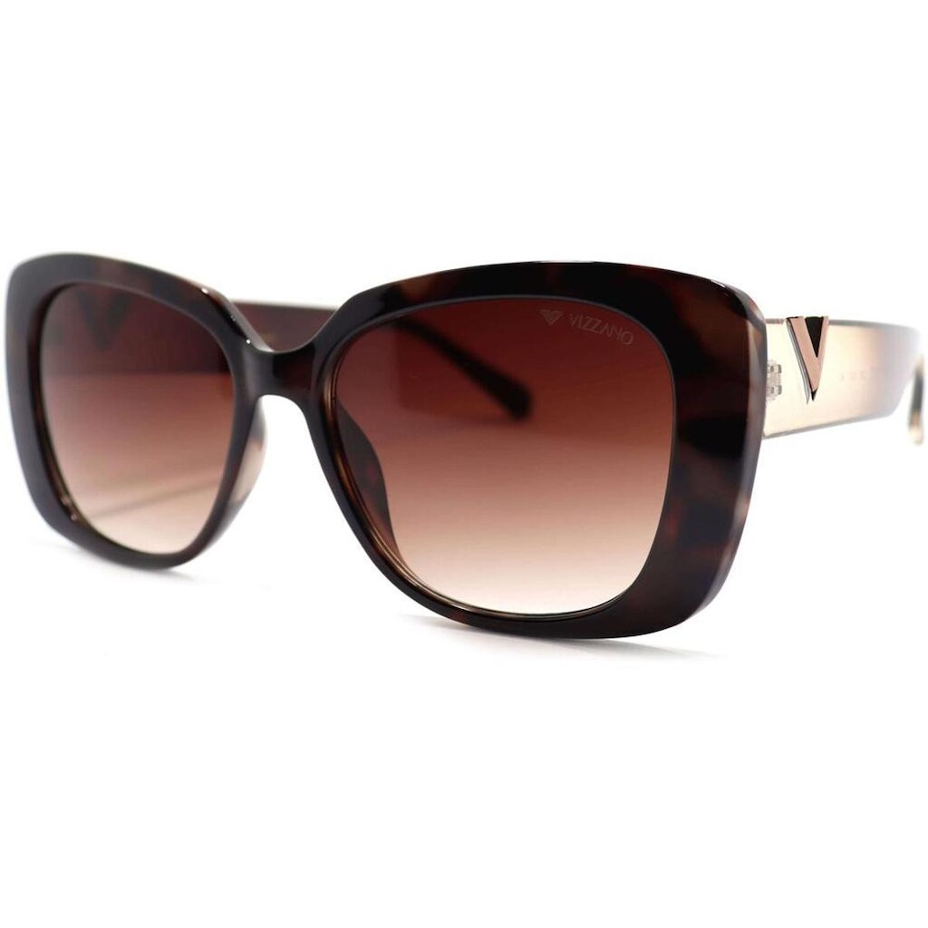 Óculos de Sol Milano Vizzano Ouro 124S C200 Marrom Feminino - Marrom - Feminino - Único