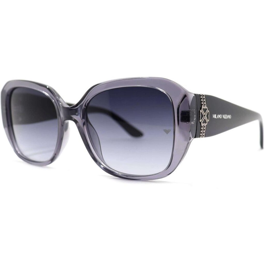Óculos de Sol Milano Vizzano Ouro 228S C300 Cinza Feminino - Cinza - Feminino - Único