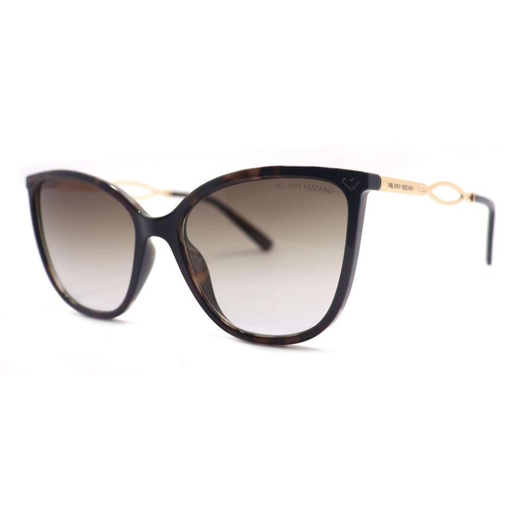 Óculos de Sol Milano Vizzano Ouro 236SL C200 Dourado Feminin - Dourado - Feminino - Único