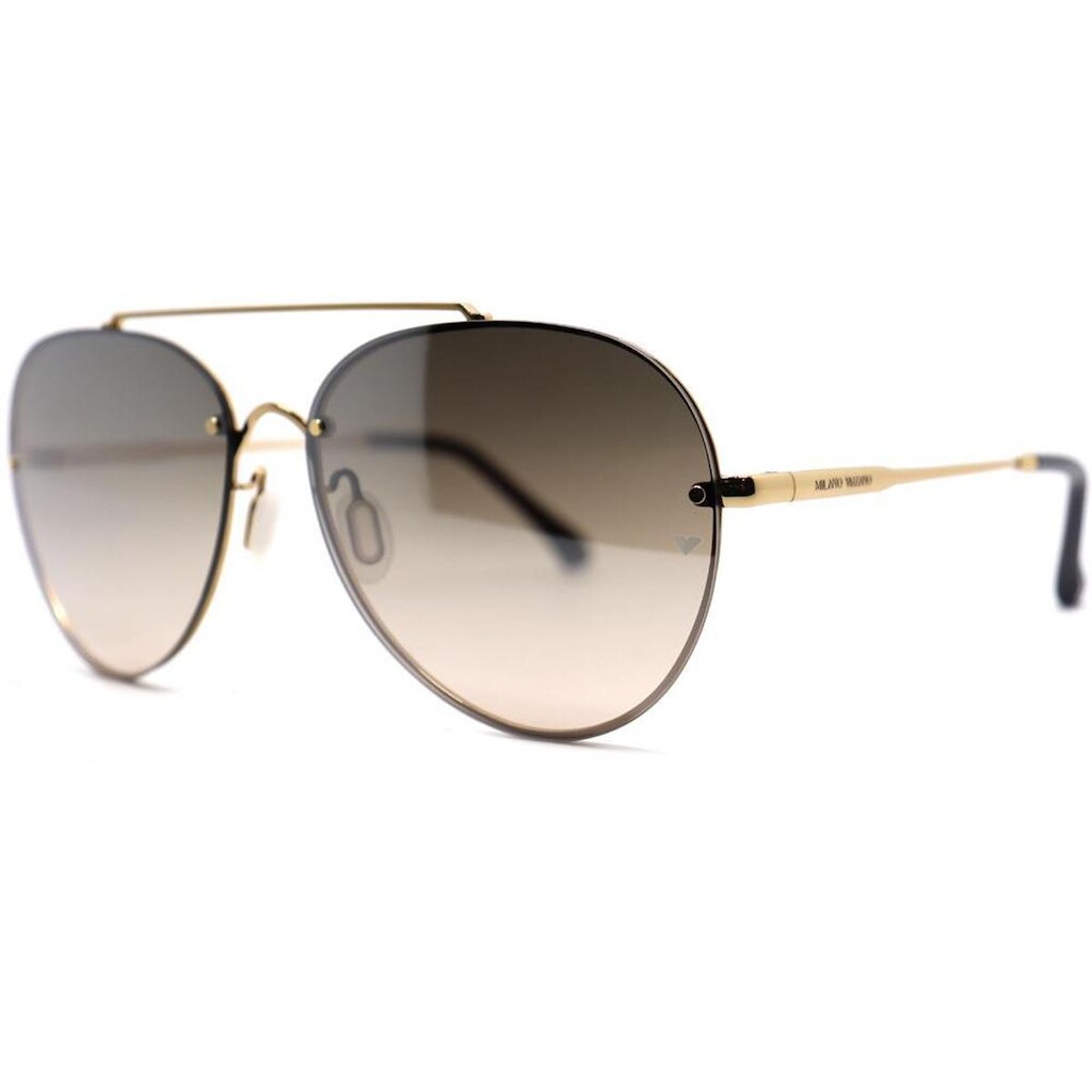 Óculos de Sol Milano Vizzano Ouro 23S AV234 Dourado Feminino - Dourado - Feminino - Único