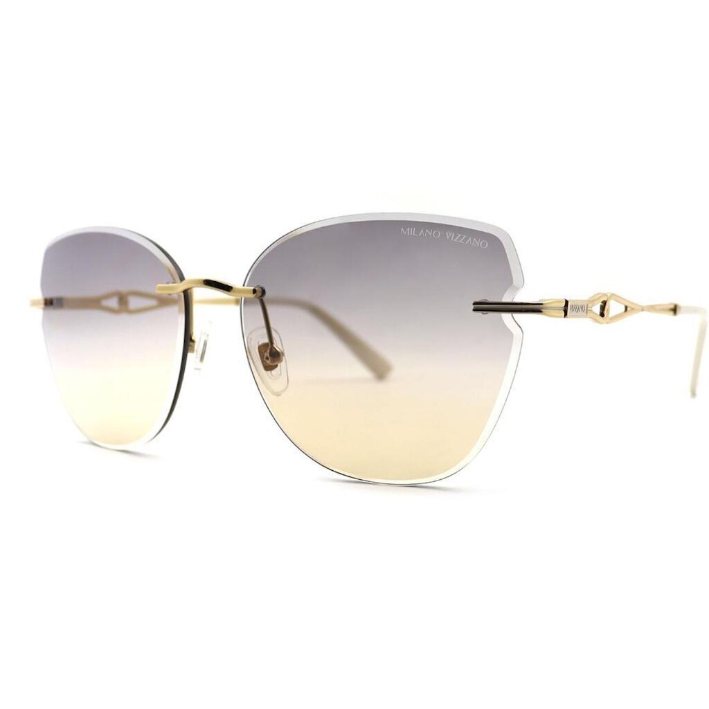 Óculos de Sol Milano Vizzano Ouro 273SL C100 Dourado Feminin - Dourado - Feminino - Único