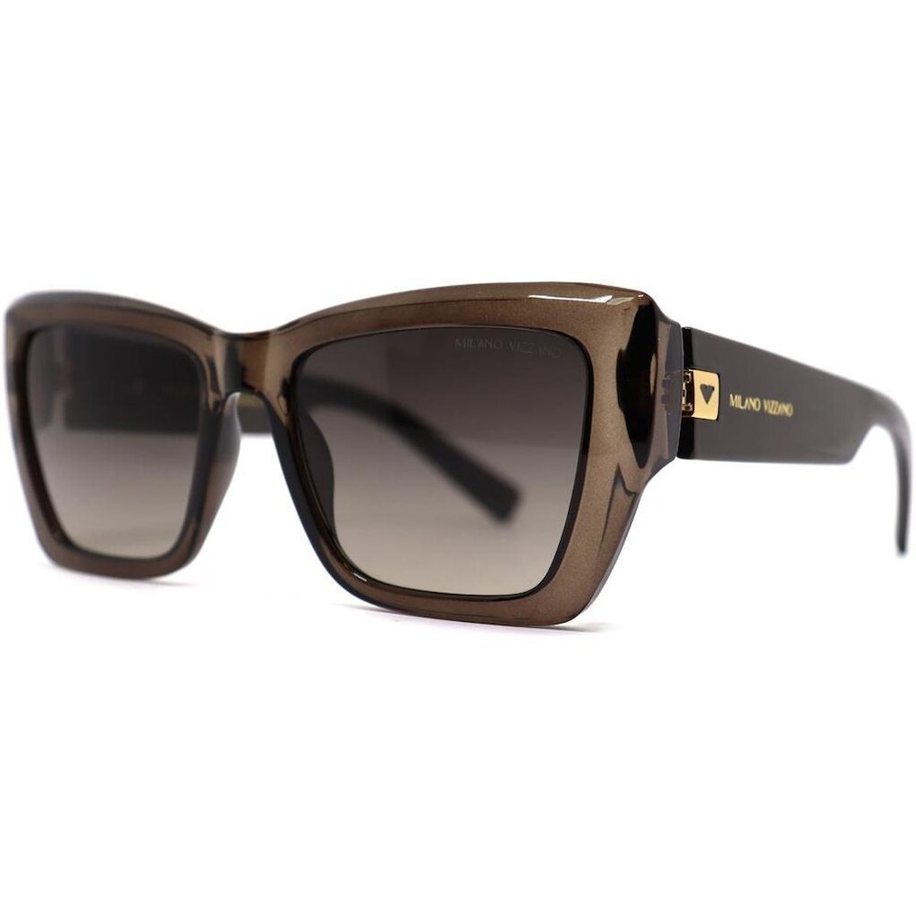 Óculos de Sol Milano Vizzano Ouro 275SL C100 Marrom Feminino - Marrom - Feminino - Único