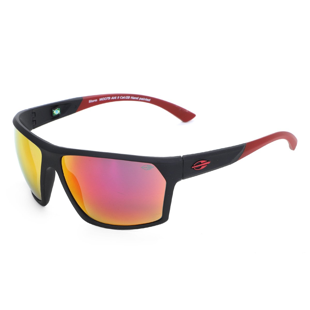 Óculos de Sol Mormaii Storm - Preto+Chumbo Menor preço em Óculos de Sol Mormaii Storm - Preto+Chumbo