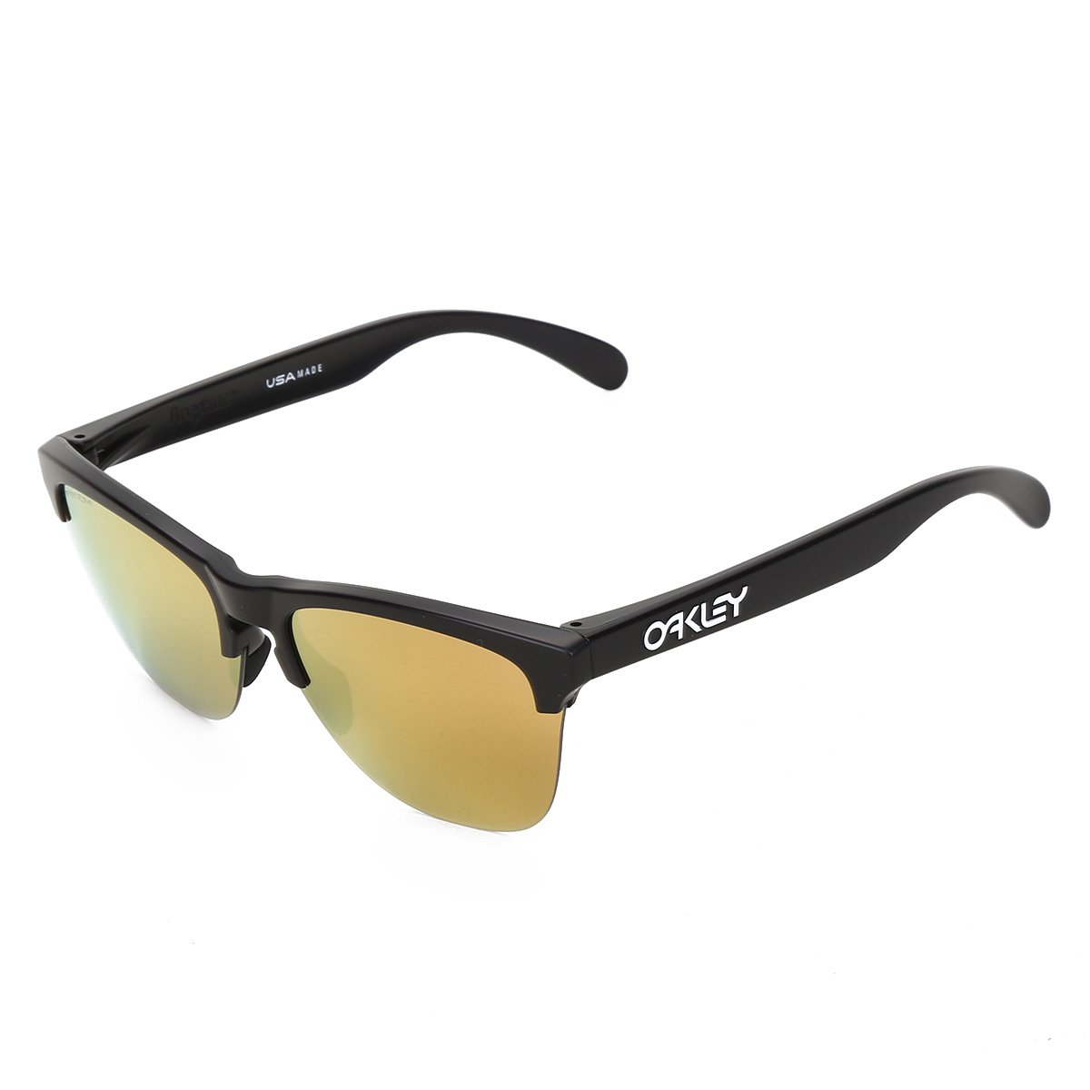 Óculos de Sol Oakley Frogskins Lite Prizm Hydrophobic Masculino - Amarelo Menor preço em Óculos de Sol Oakley Frogskins Lite Prizm Hydrophobic Masculino - Amarelo