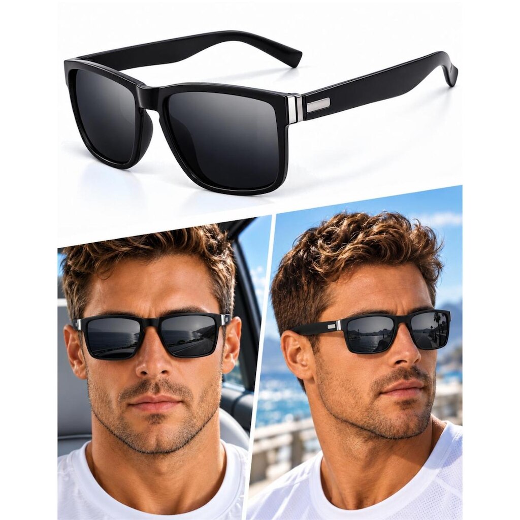 Óculos De Sol Polarizado Masculino Esportivo Casual Dia a Dia