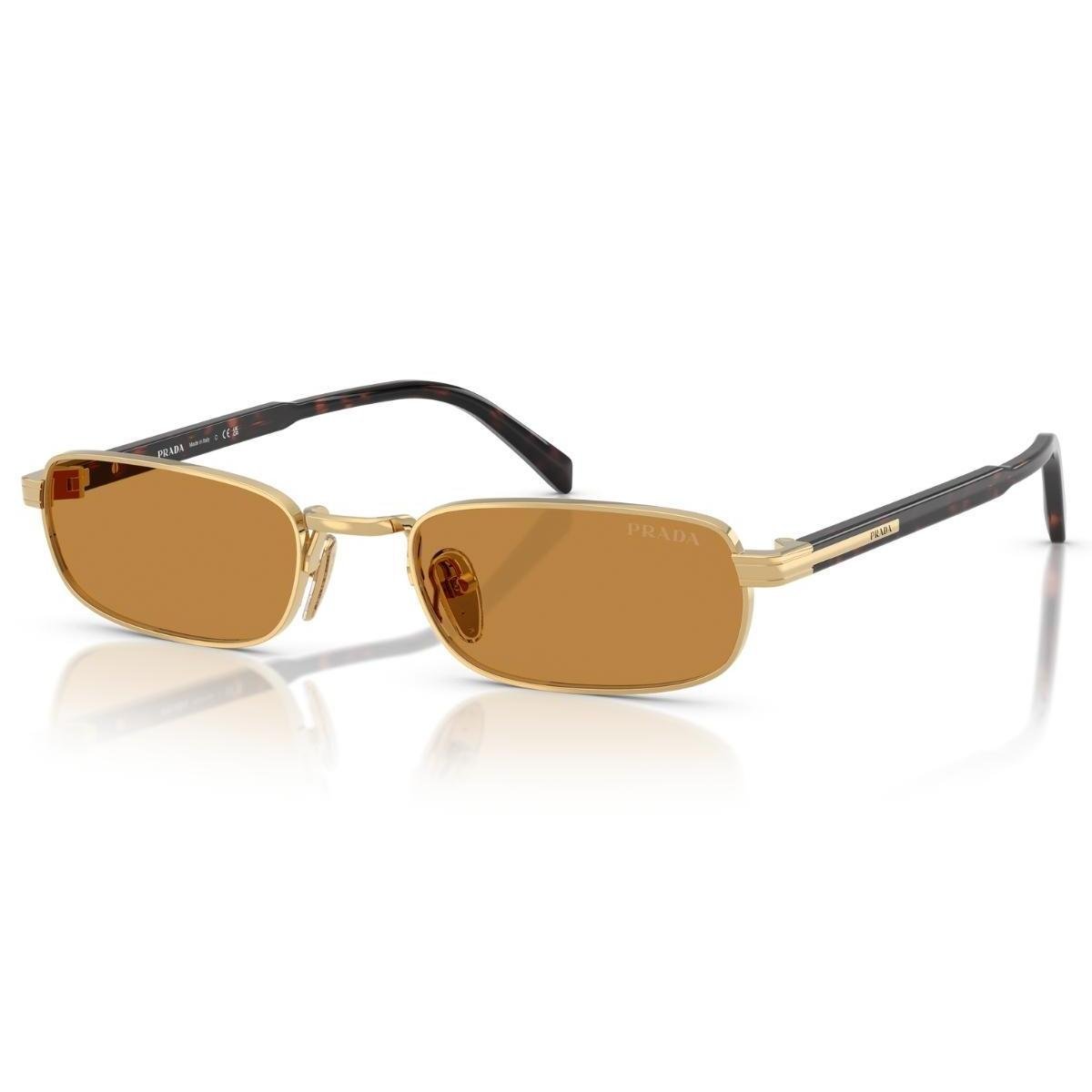Óculos de Sol Prada Signature Dourado PRB54S 5AK50P-54 | Zattini