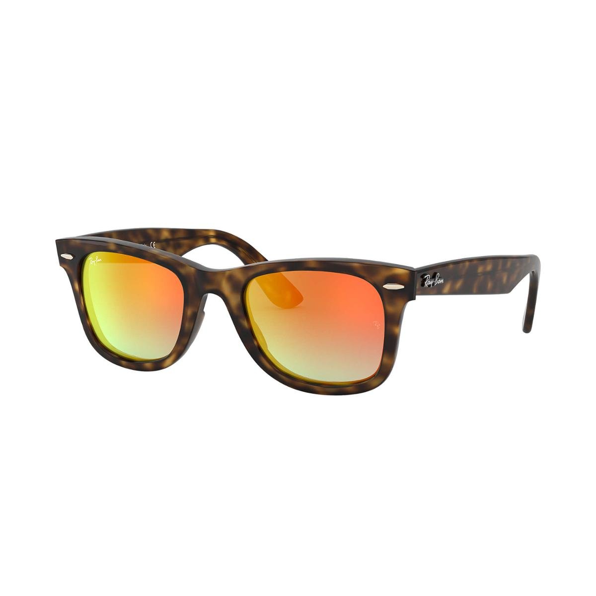Óculos de Sol Ray-Ban 0RB4340-WAYFARER Unissex - Marrom Menor preço em Óculos de Sol Ray-Ban 0RB4340-WAYFARER Unissex - Marrom