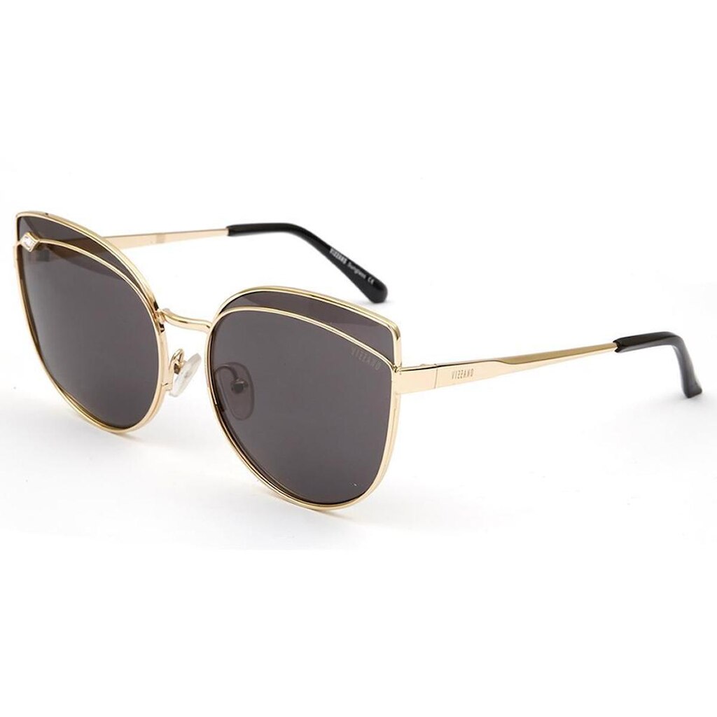Óculos de Sol Solar Vizzano Diamond CN C200 Gatinho Dourado