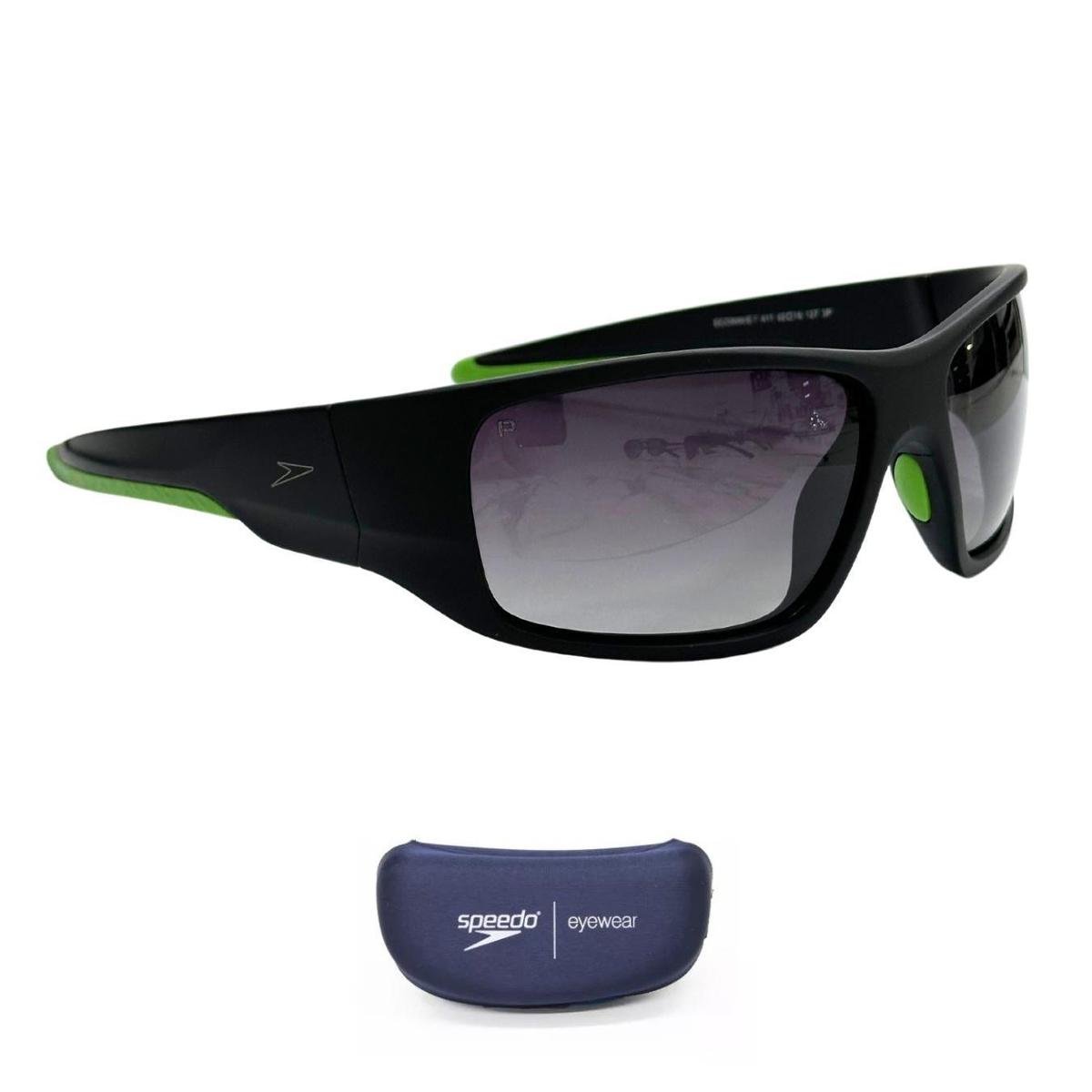 Óculos de Sol Speedo Ecowave 7 A11 Preto Fosco Polarizado - Preto Menor preço em Óculos de Sol Speedo Ecowave 7 A11 Preto Fosco Polarizado - Preto