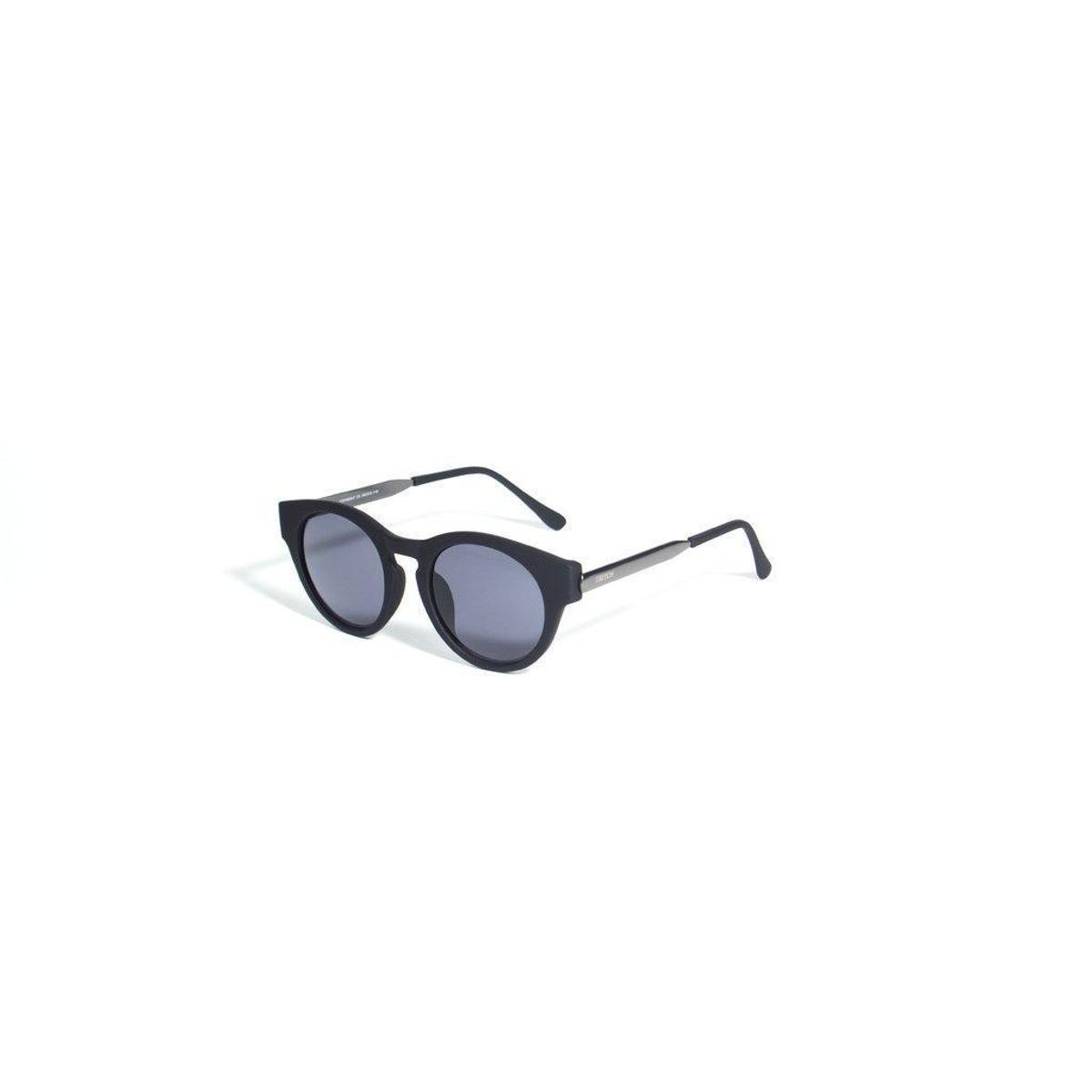 Óculos de Sol Triton Eyewear Redondo Retro - Preto | Zattini