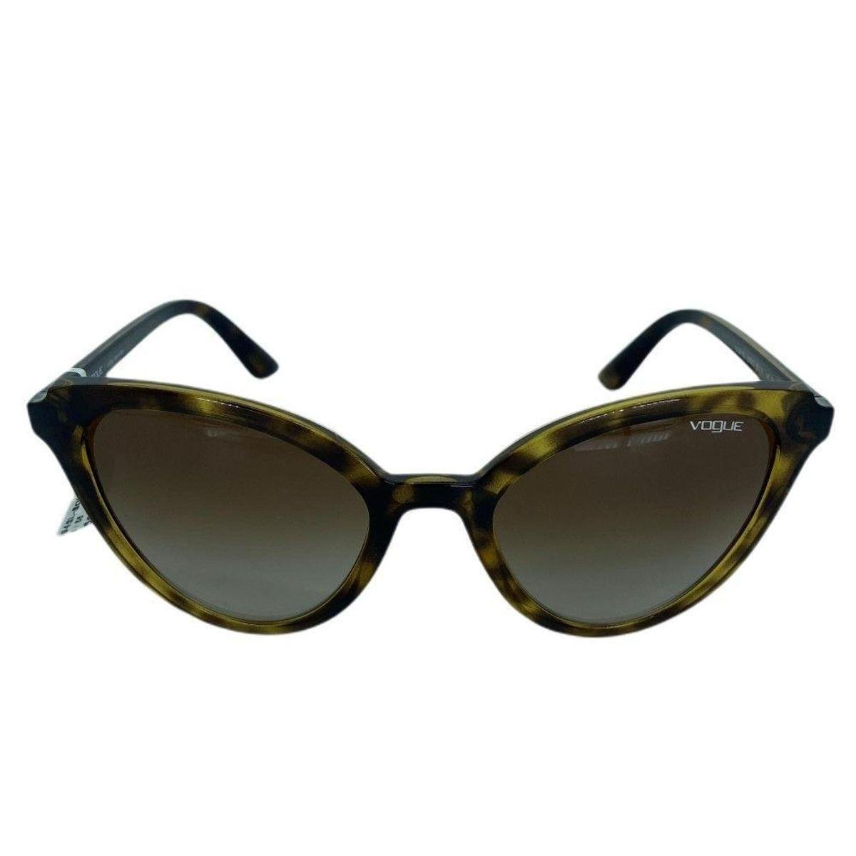 Oculos de Sol Vogue Feminino 5294SL Onça Pintada Gatinho - Marrom Menor preço em Oculos de Sol Vogue Feminino 5294SL Onça Pintada Gatinho - Marrom