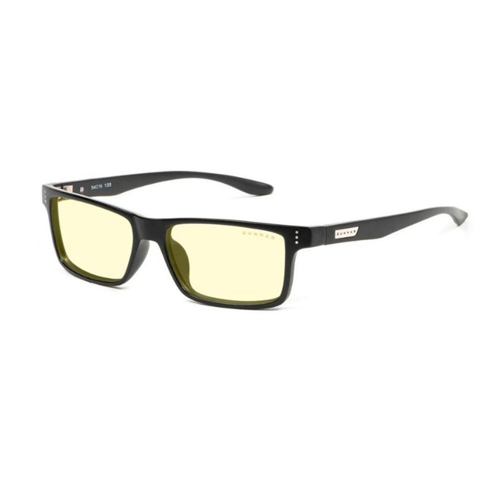 Óculos Gunnar  Vertex, com Filtro de Luz azul, Âmbar Amarelo, Armação Ônix Preto - VER-00101