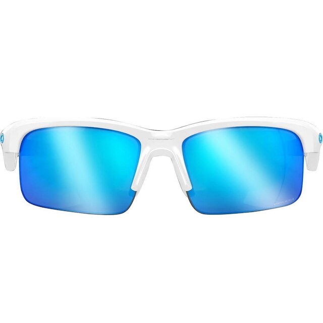 Óculos Oakley Capacitor Polished White/Lentes Prizm Saphire
