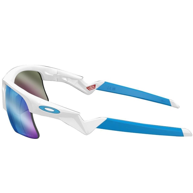 Óculos Oakley Capacitor Polished White/Lentes Prizm Saphire
