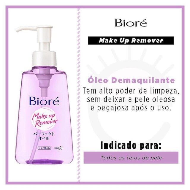 Óleo Demaquilante Facial Bioré - Make Up Remover 150Ml