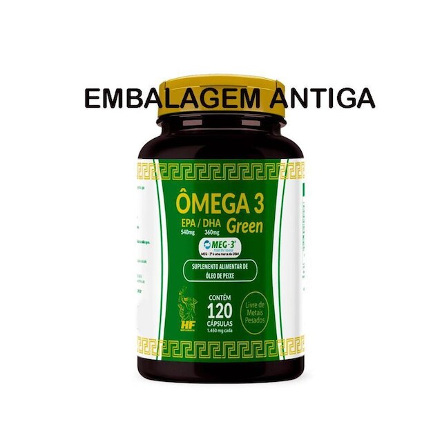 ÔMEGA 3 120CAPS EPA540MG + DHA360MG HF SUPLEMENTOS