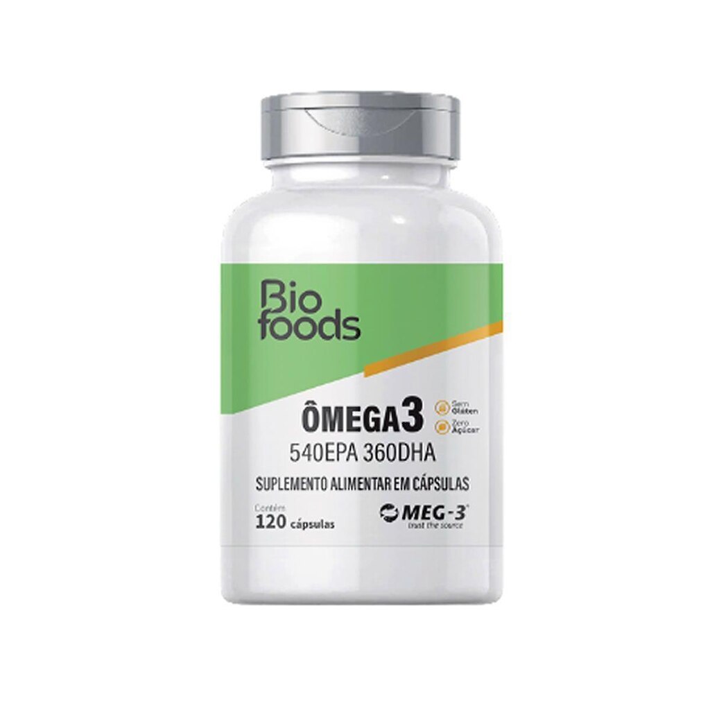 Ômega 3 BioFoods - 120 Cápsulas - Katiguá