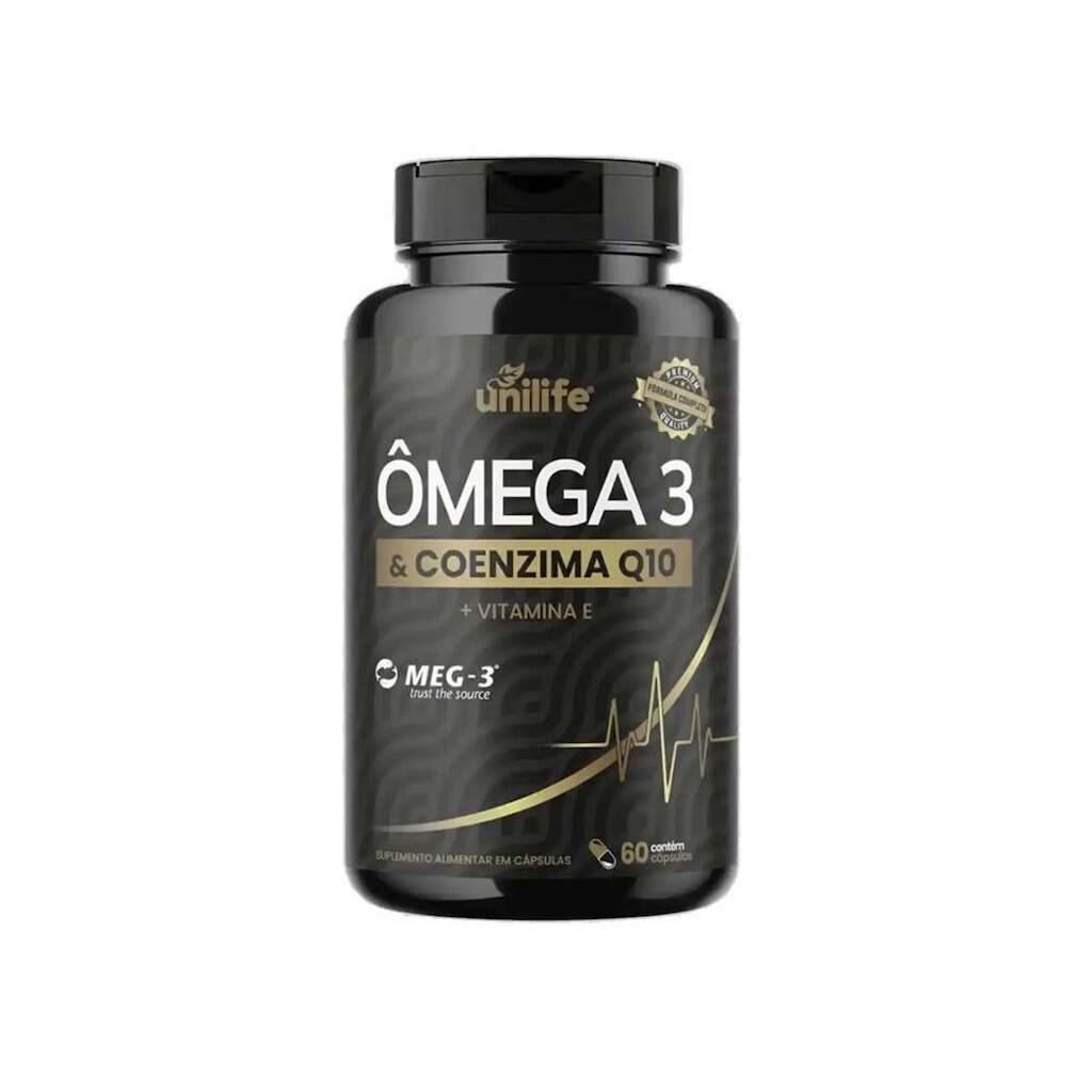 Omega 3 + COQ10 100mg - 700mg 60 Caps - Unilife
