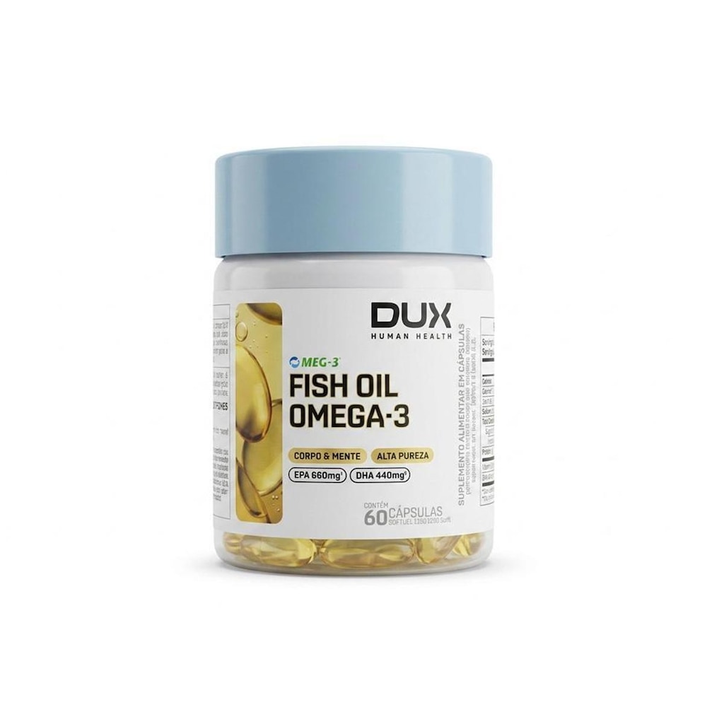 Ômega 3 Fish Oil - Dux Nutrition 60 cápsulas