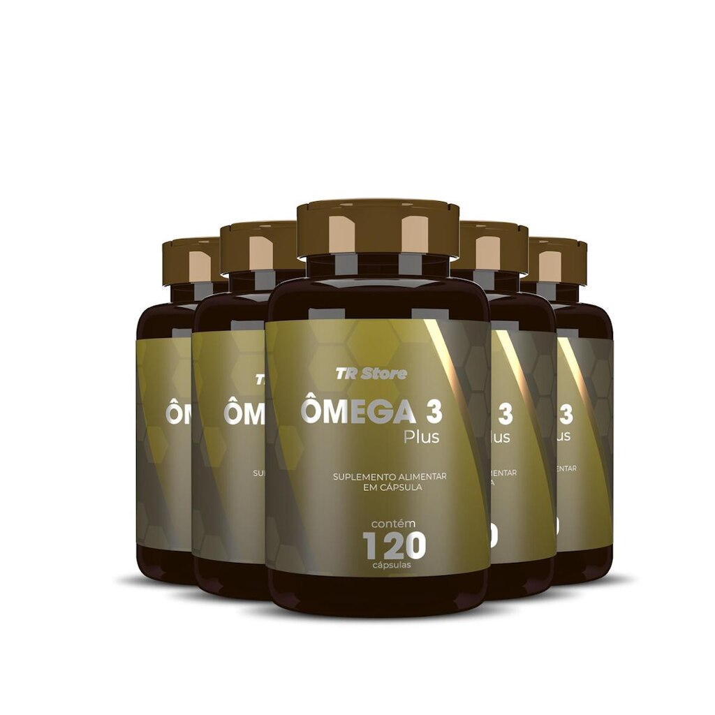 Ômega 3 Plus Epa+Dha Tr Store 120 Caps com 5