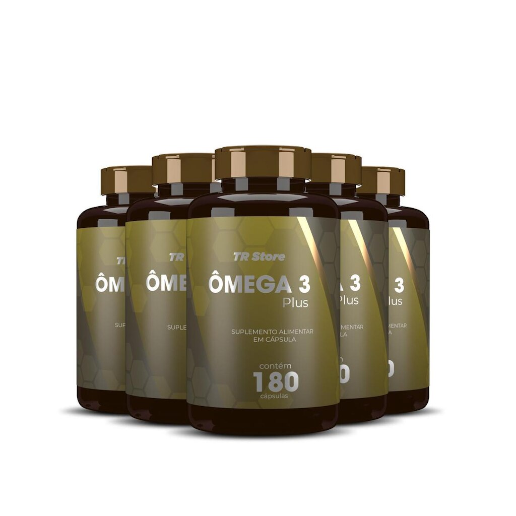 Ômega 3 Plus Epa+Dha Tr Store 180 Caps  com 5
